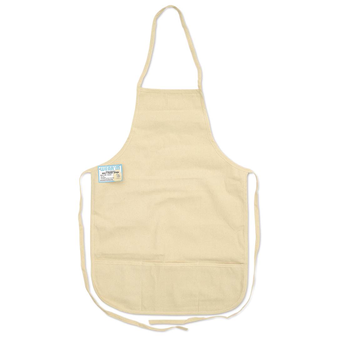 Open in modal - Wear’m Design Your Own Canvas Apron with Pockets  - 19" x 28"
