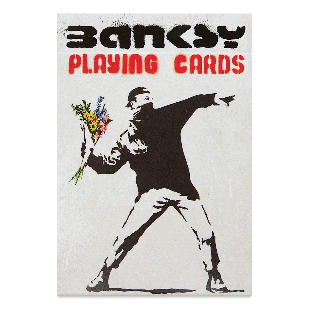 Open in modal - Piatnik Banksy Playing Cards - 2-1/2" x 3-1/2", front of packaging