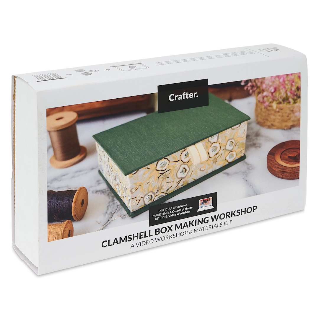 Open in modal - Crafter Clamshell Box with Fine Art Paper Workshop Kit packaging