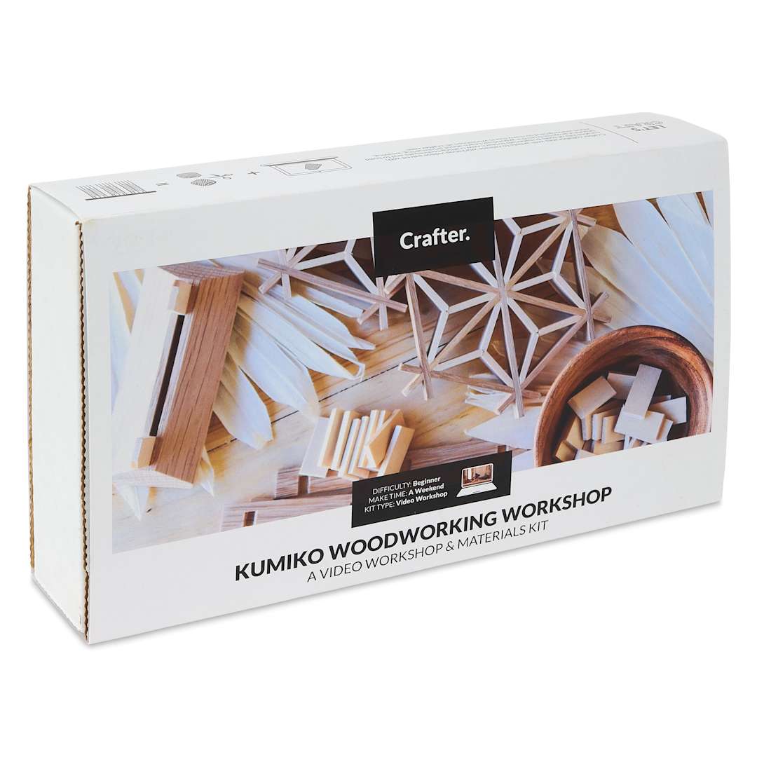 Open in modal - Crafter Kumiko Woodworking Workshop Kit packaging