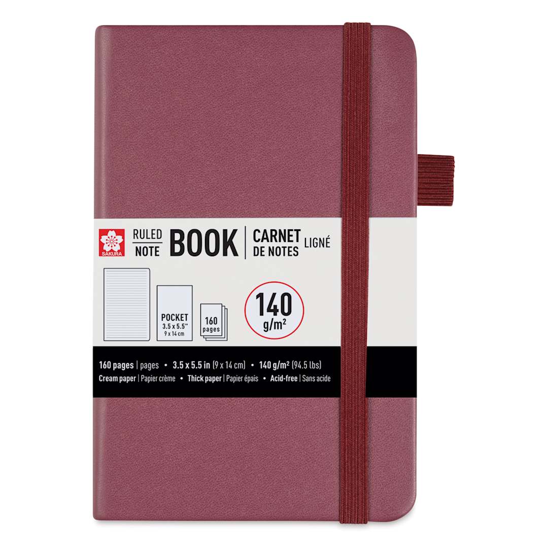 Open in modal - Sakura Notebook - Mulberry, 3.5" x 5.5", Ruled