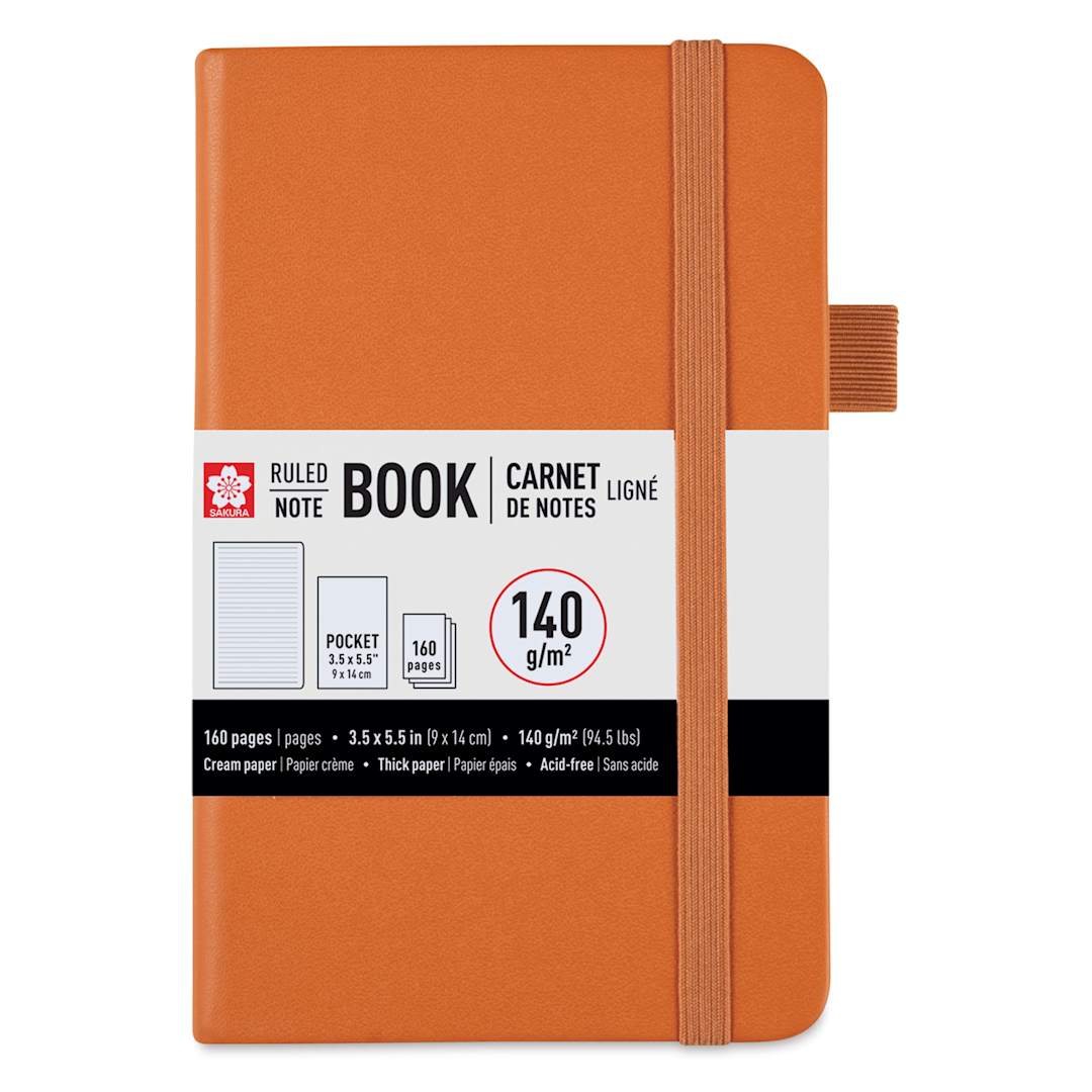 Open in modal - Sakura Notebook - Amber, 3.5" x 5.5", Ruled