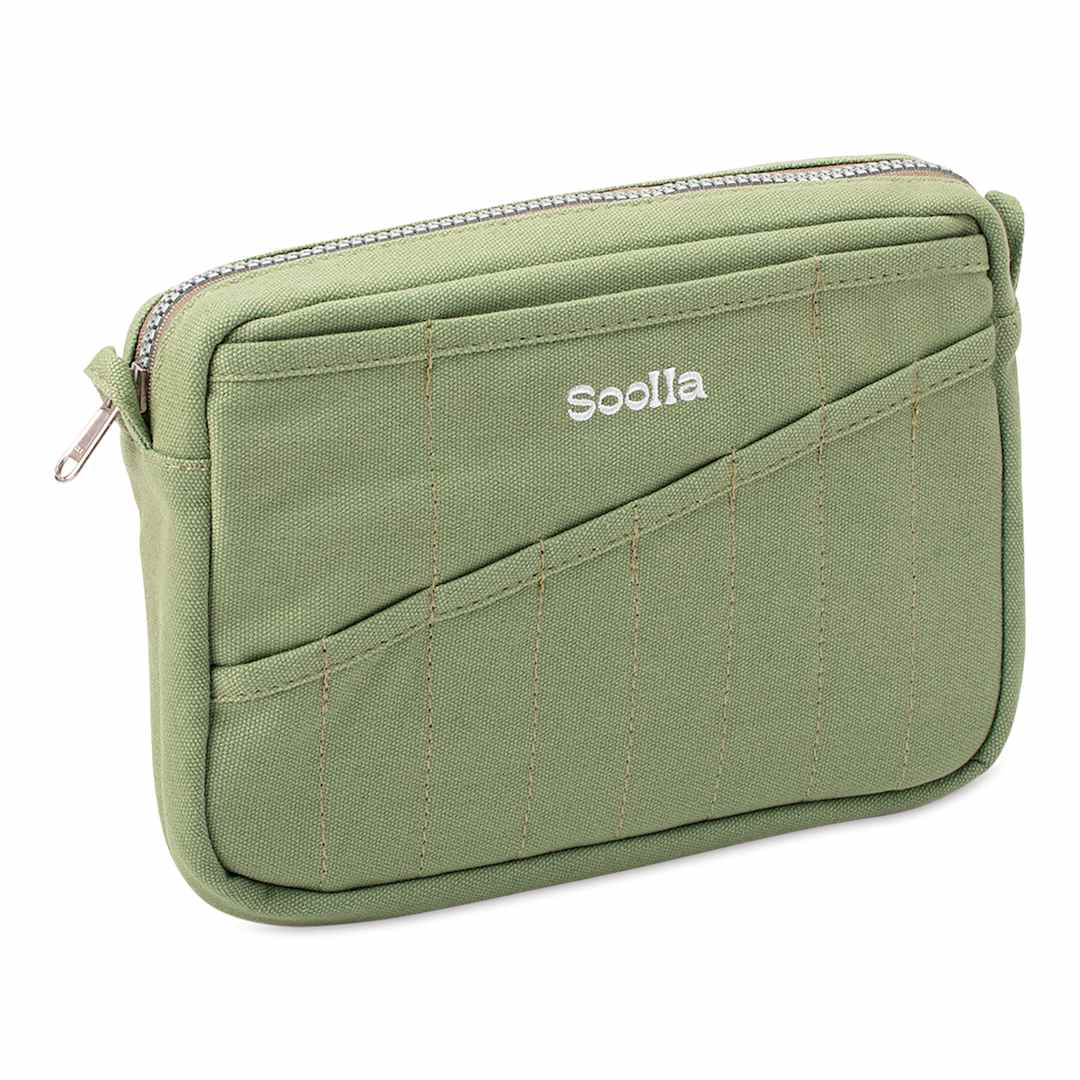 Open in modal - Soolla Studio Pouch - Ganja Green