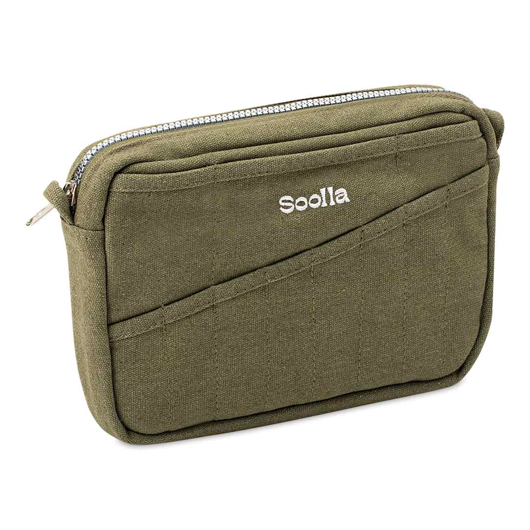 Open in modal - Soolla Studio Pouch - Deep Forest Green