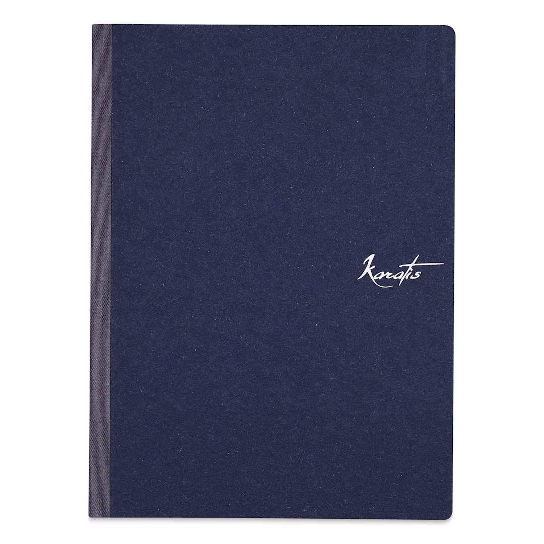 Open in modal - Karatis Fountain Pen Journal - Large, Midnight Blue, 144 Sheets