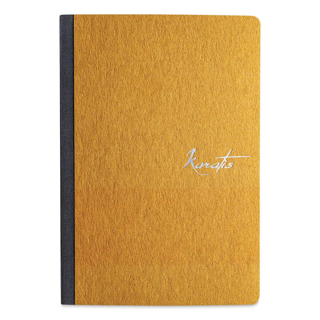 Open in modal - Karatis Fountain Pen Journal - Medium, Amber, 96 Sheets