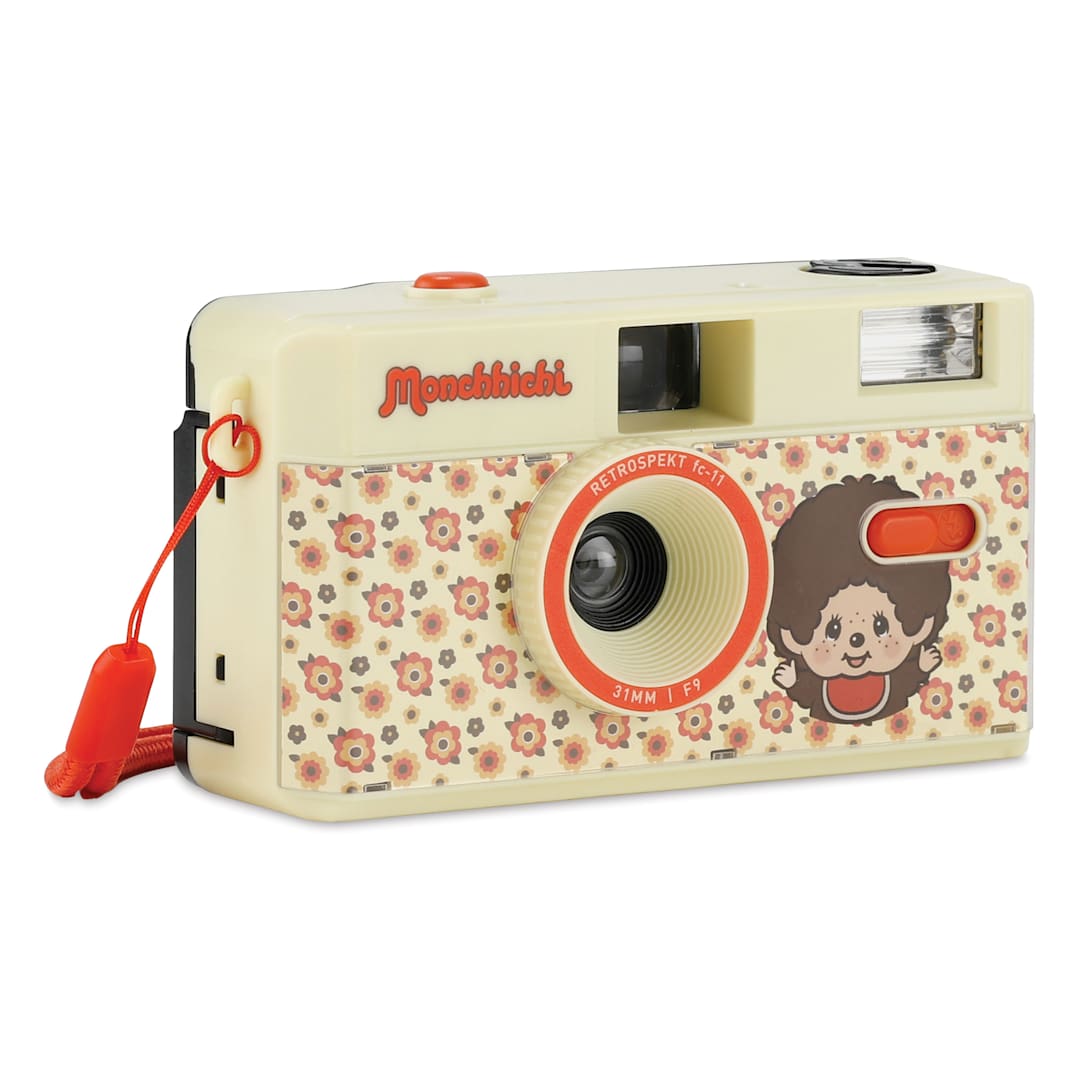 Open in modal - Retrospekt Monchhichi 35mm Film Camera, front