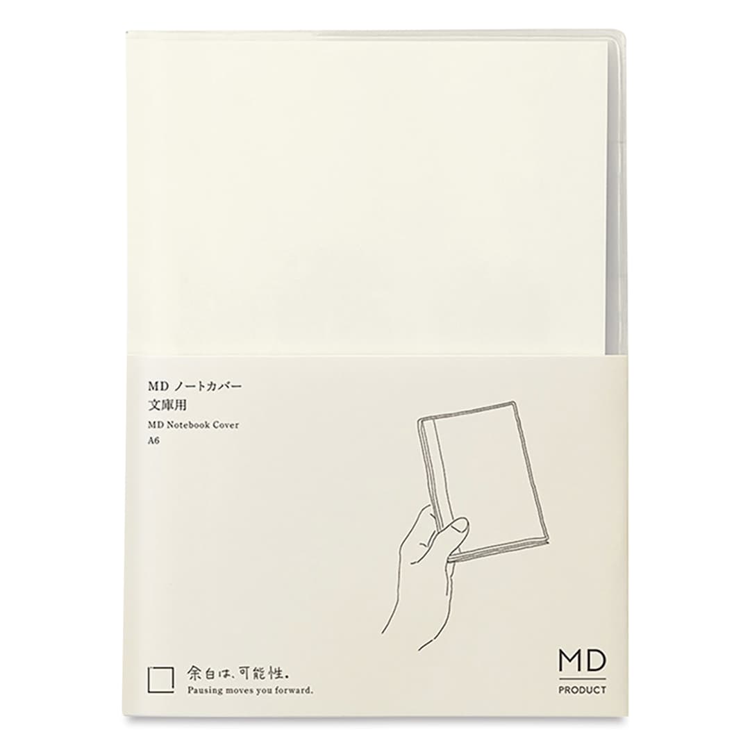 Open in modal - Midori MD Notebook Cover - A6, Clear, packaging