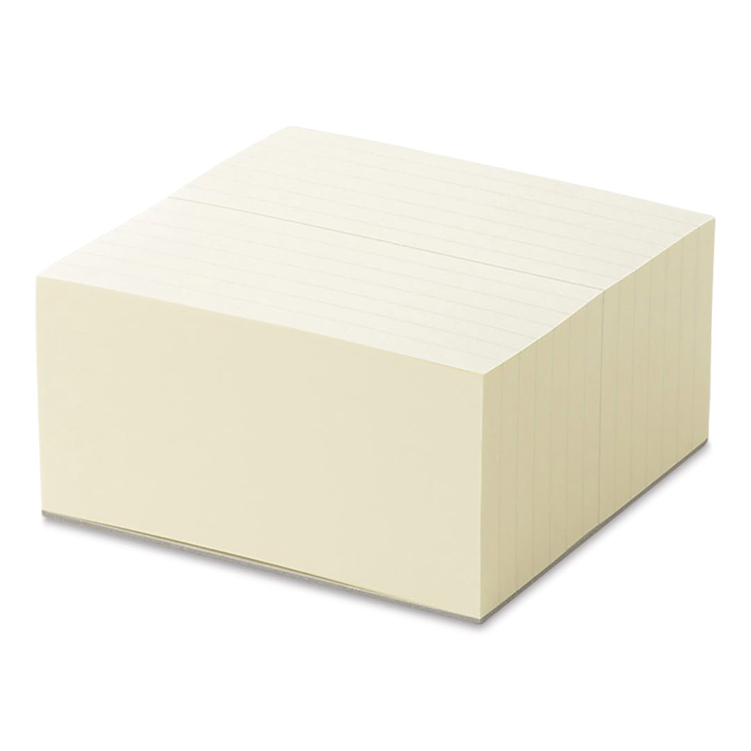 Open in modal - Midori MD Memo Block - 3.9" x 3.9", Lined, White