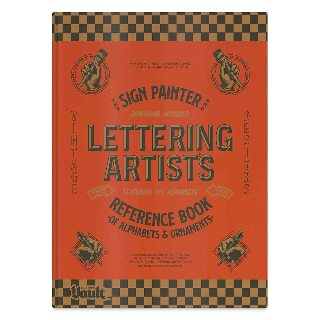 Open in modal - Vault Editions The Sign Painter and Lettering Artists Reference Book, front cover