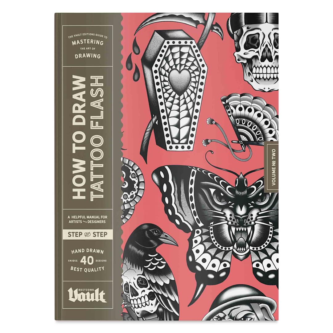 Open in modal - Vault Editions How to Draw Tattoo Flash, front cover