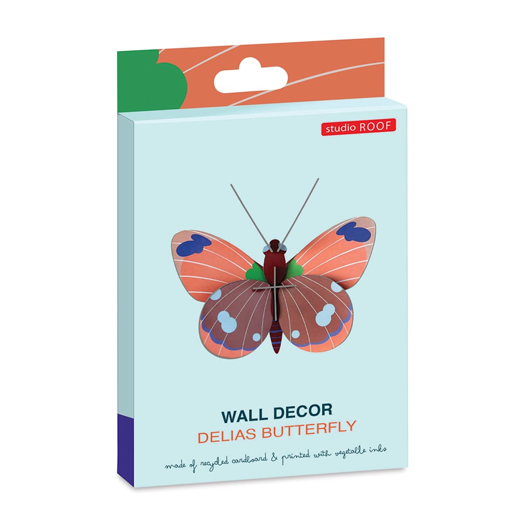 Open in modal - Studio Roof 3D Wall Decoration - Delias Butterfly, front of the packaging