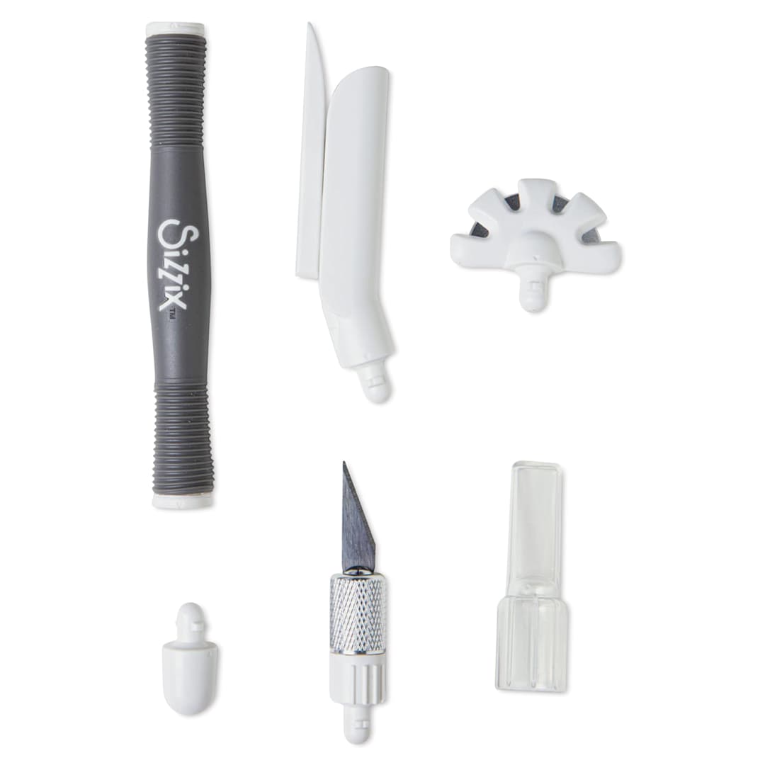 Open in modal - Sizzix Making Tool Surfacez Set, components laid out