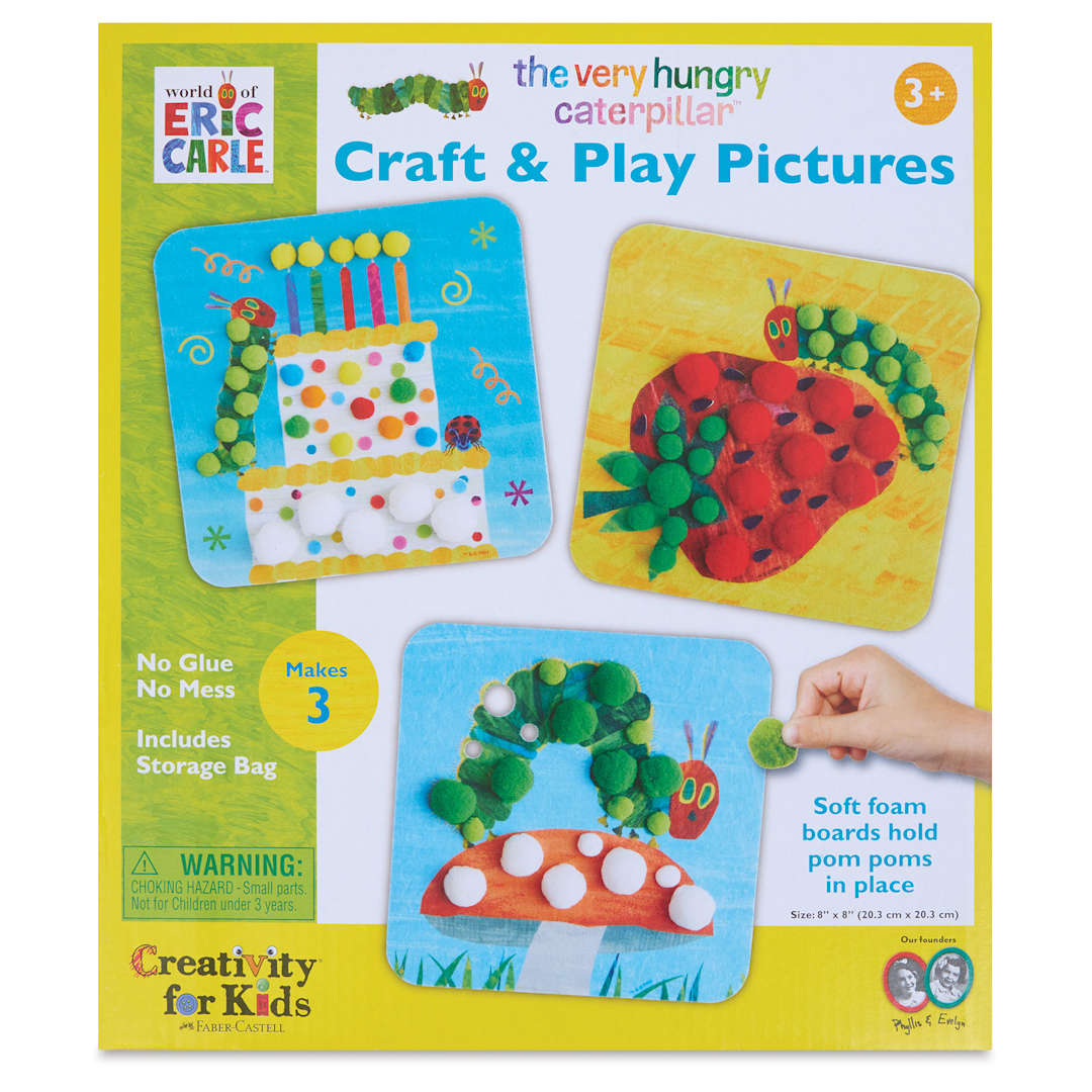 Open in modal - The Very Hungry Caterpillar Craft and Play Pictures Kit, front of the packaging