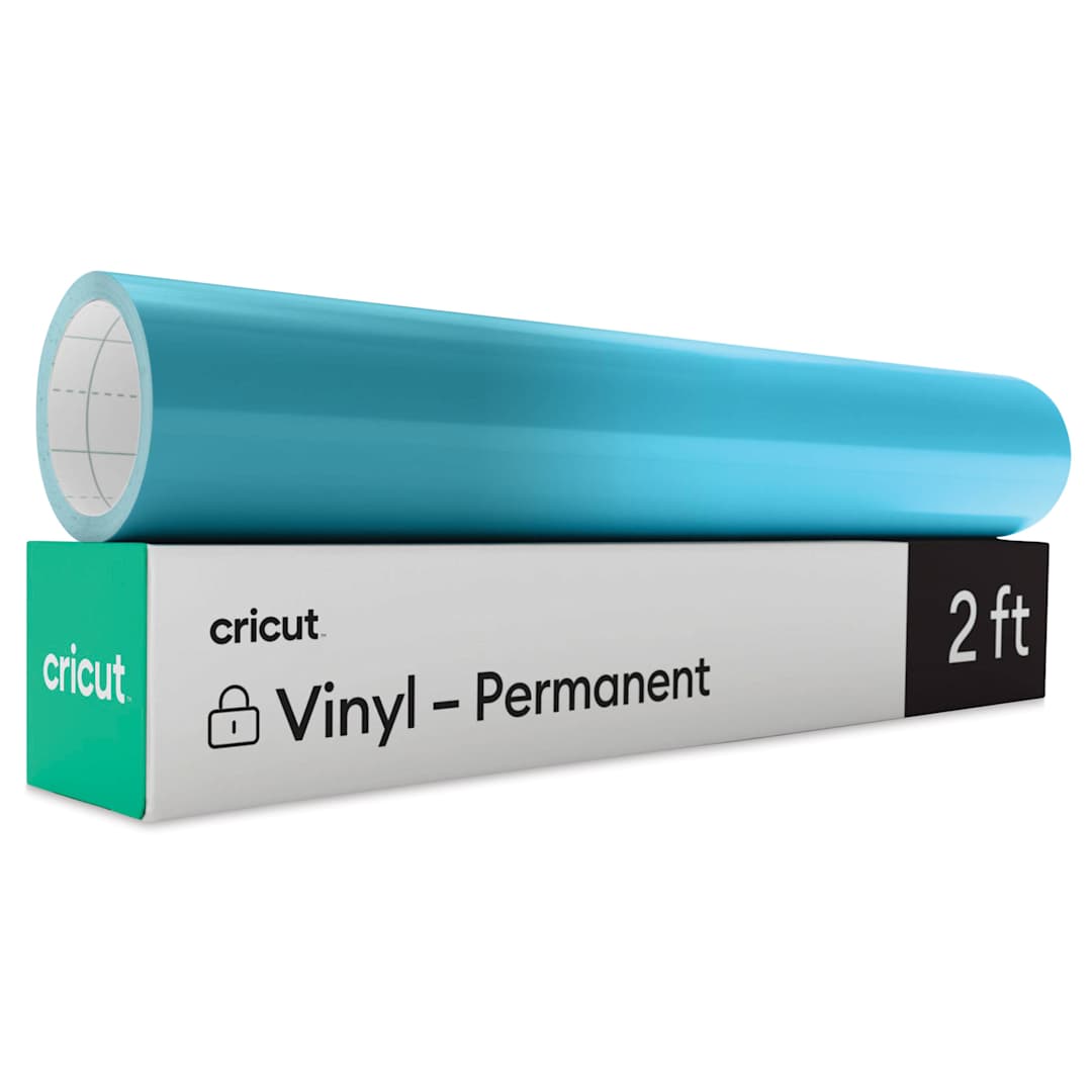 Open in modal - Cricut Heat Color-Changing Permanent Vinyl - Turquoise/Blue, 12" x 24"