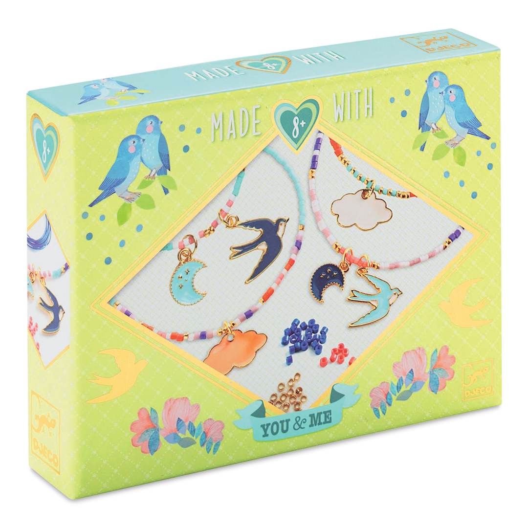 Open in modal - Djeco You & Me Bead Jewelry Kit - Sky Multi-Wrap front of packaging