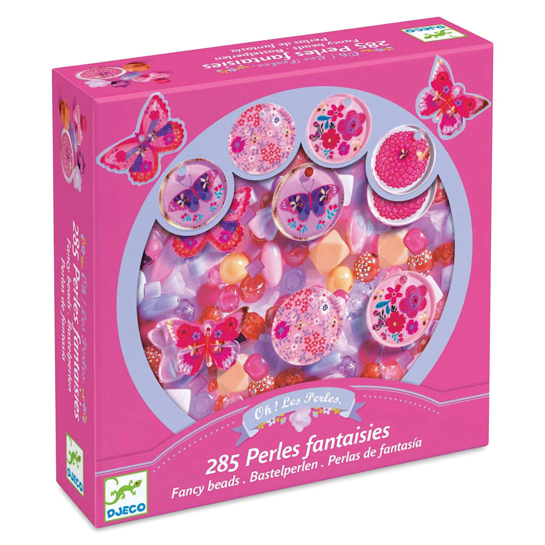 Open in modal - Djeco Fancy Bead Set - Butterflies - front of packaging