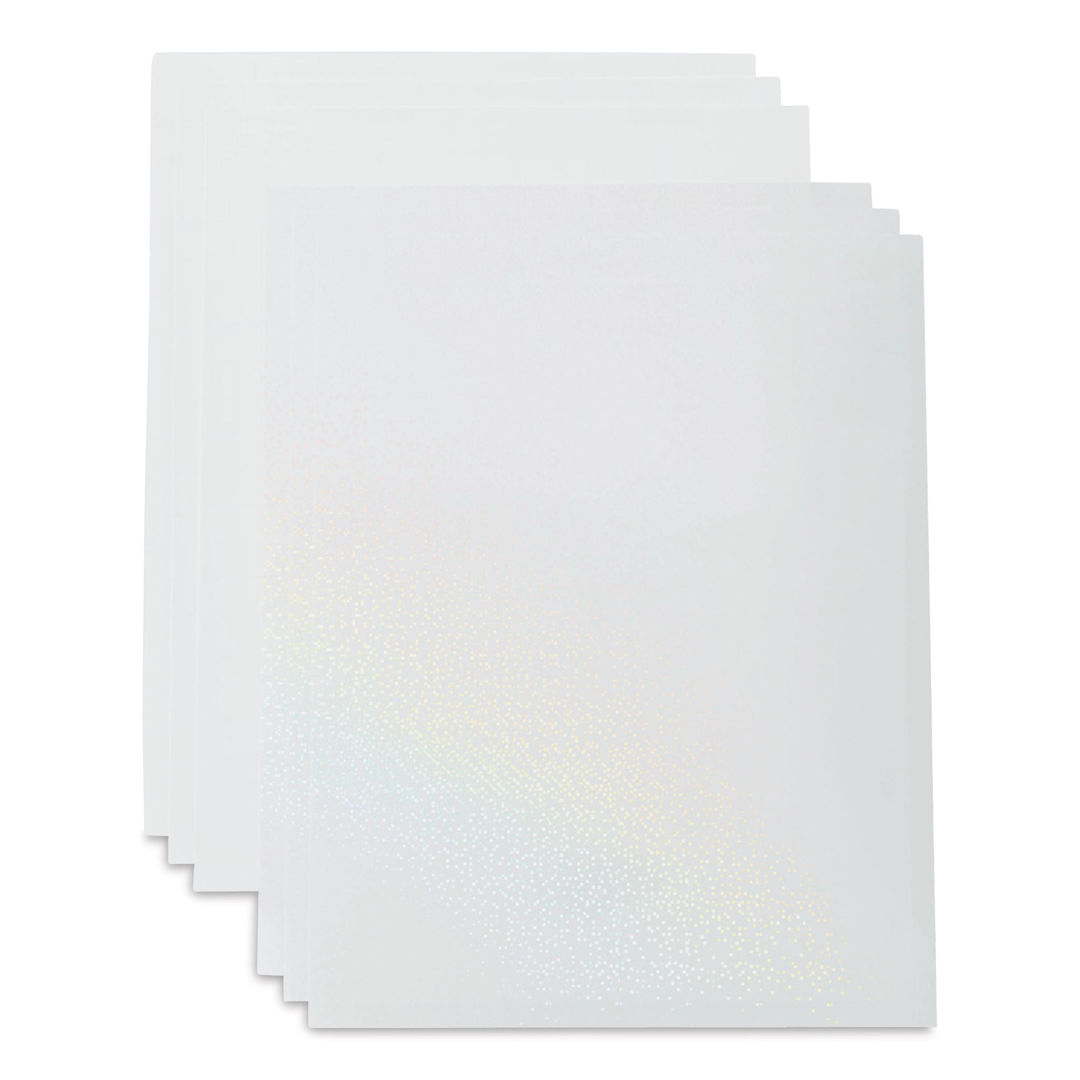 Open in modal - Cricut Printable Waterproof Sticker Set - Transparent, 8-1/2" x 11", Pkg of 5