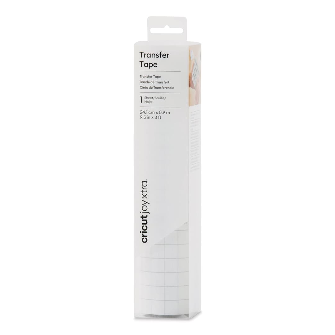 Open in modal - Cricut Joy Xtra Transfer Tape - 9-1/2" x 3 ft front of packaging