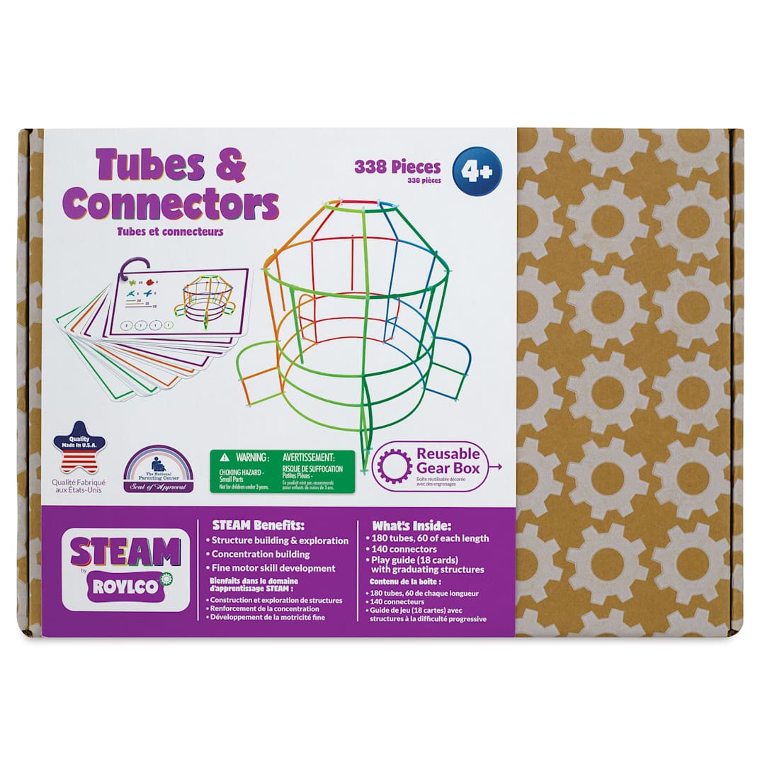 Open in modal - Roylco Tubes and Connectors Kit - Set of 338 front of packaging