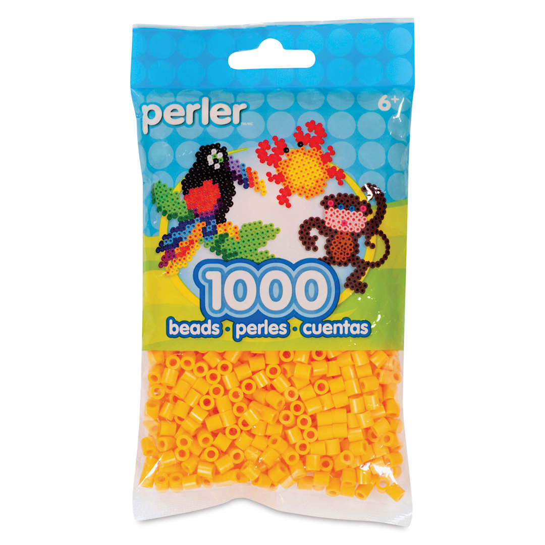 Open in modal - Perler Fused Bead Bag - Cheddar, Pkg of 1000 - front of packaging