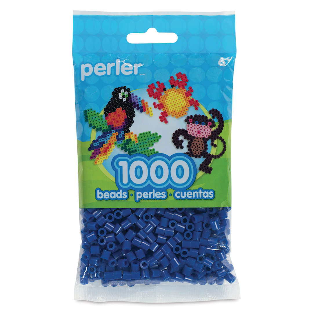 Open in modal - Perler Fused Bead Bag - Dark Blue, Pkg of 1000 - front of packaging