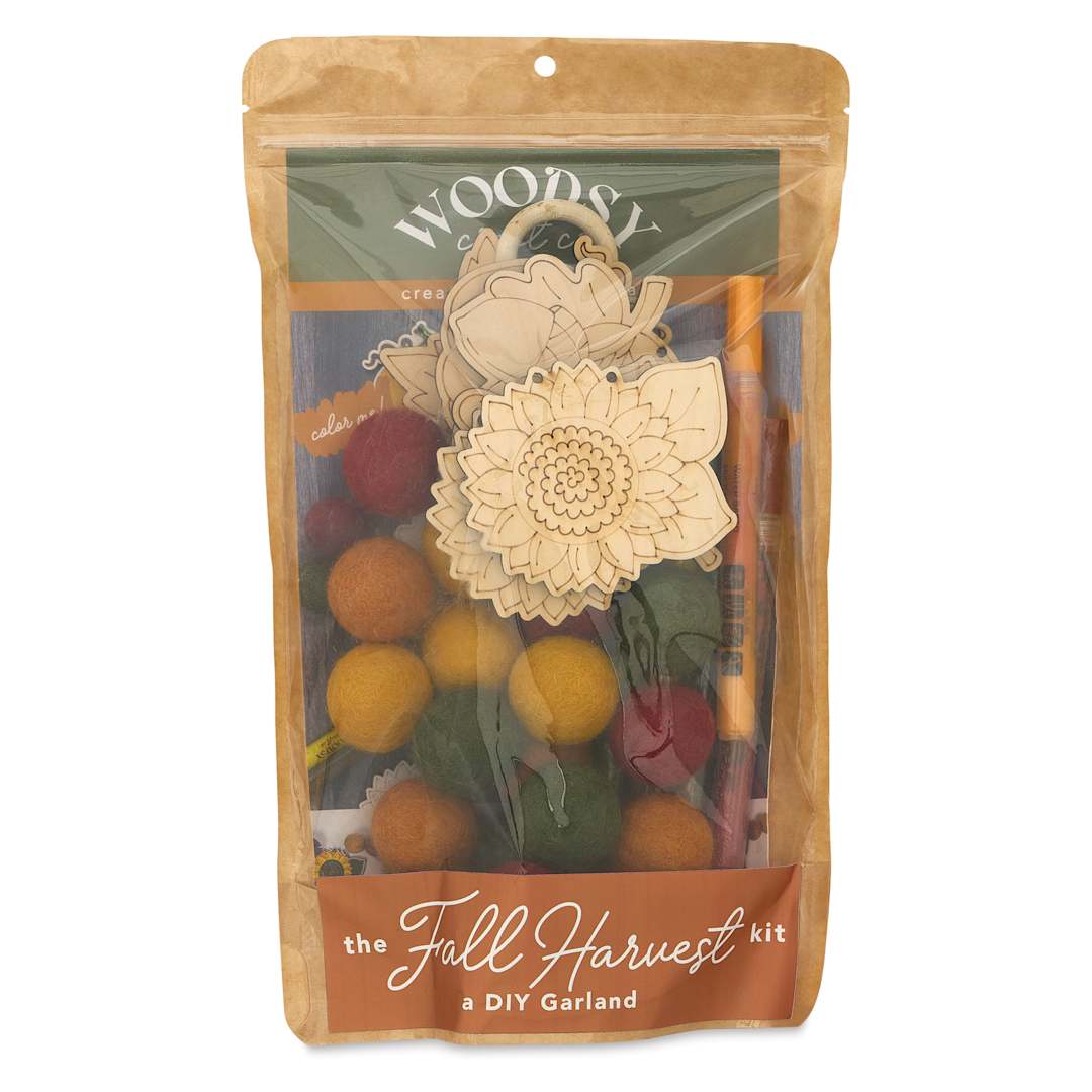 Open in modal - Woodsy Craft Co. DIY Garland Kit - Fall Harvest front of packaging