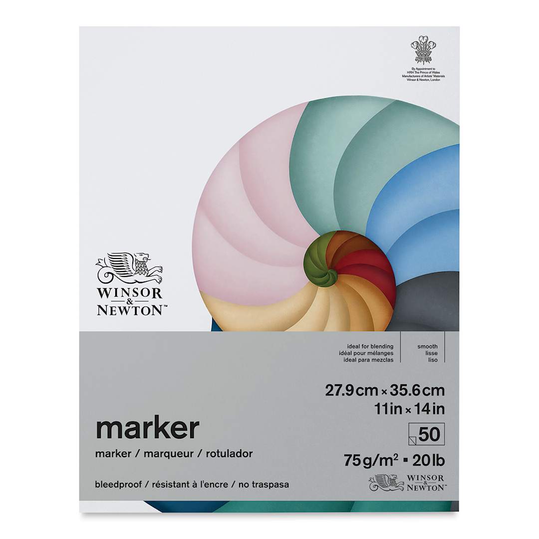 Open in modal - Winsor & Newton Marker Pad - 11" x 14" (front cover)