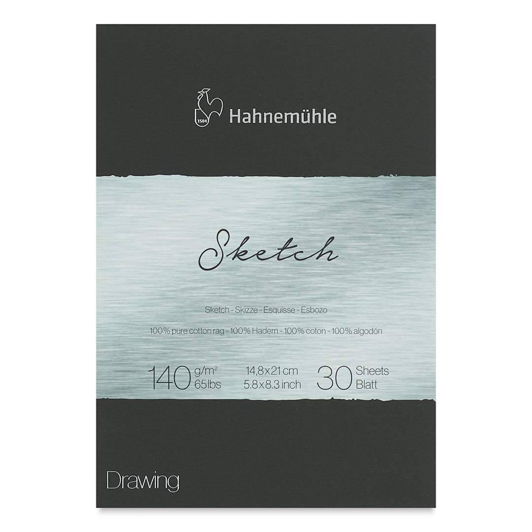 Open in modal - Hahnemühle The Collection Sketch Paper Pad - 5.8" x 8.3", 30 Sheets