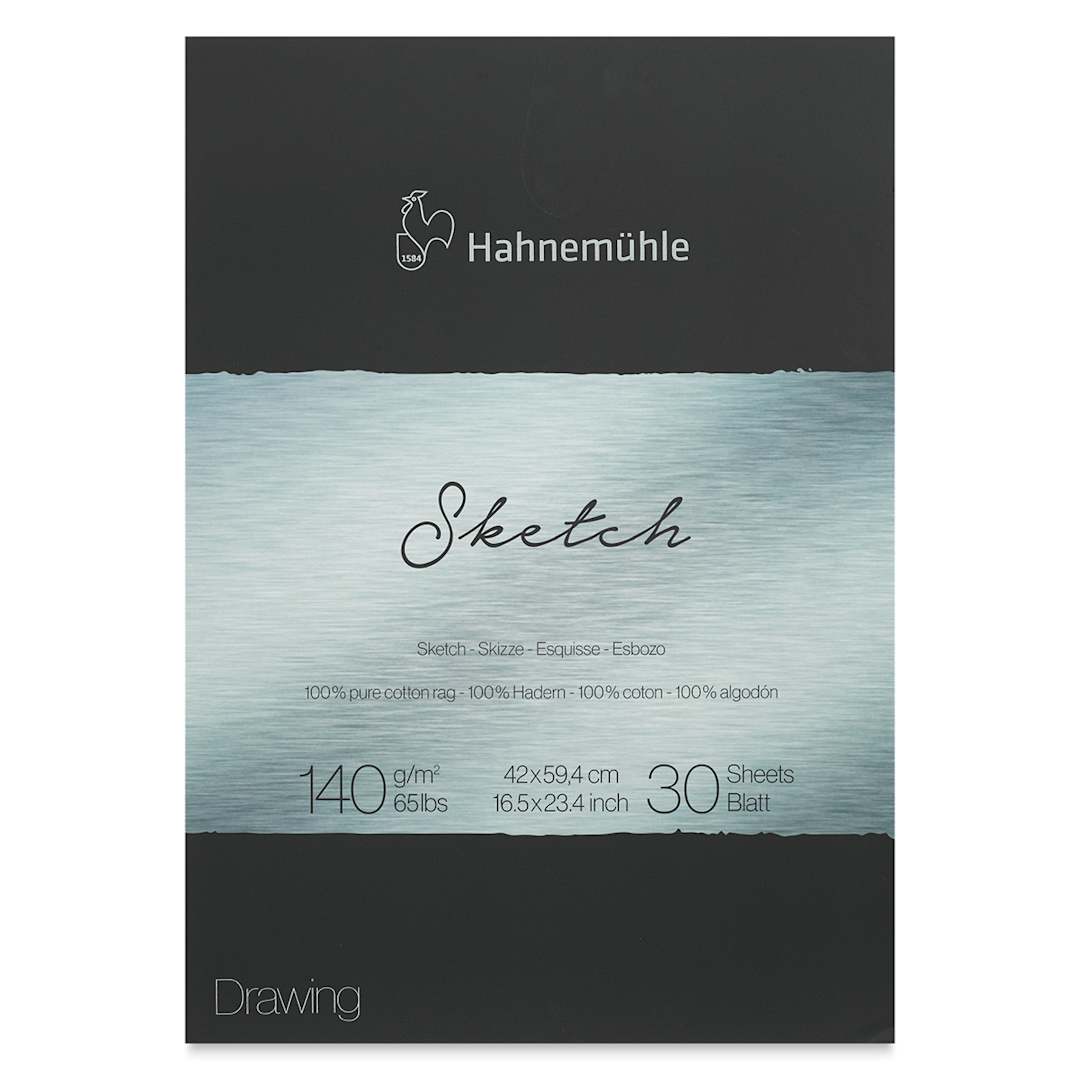 Open in modal - Hahnemühle The Collection Sketch Paper Pad - 16.5" x 23.4", 30 Sheets