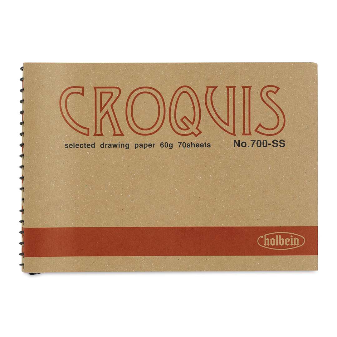 Open in modal - Holbein Croquis Drawing Book - 4-1/4" x 6", Landscape, 70 Sheets
