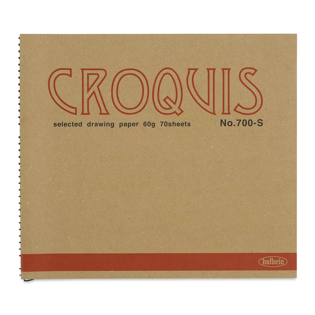 Open in modal - Holbein Croquis Drawing Book - 8-1/2" x 9-1/2", Landscape, 70 Sheets