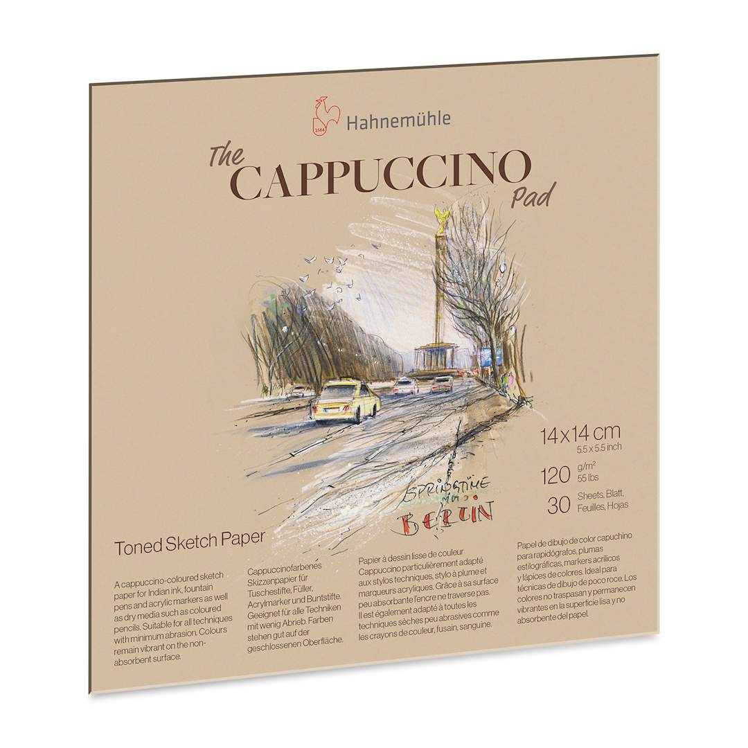 Open in modal - Hahnemühle The Cappuccino Sketch Pad - 5.5" x 5.5", 30 Sheets, 120 gsm