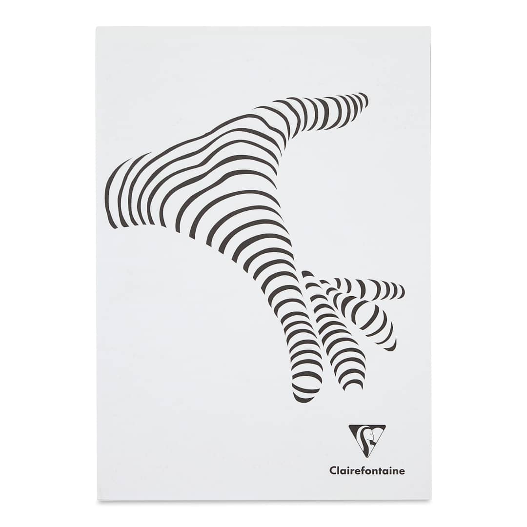 Open in modal - Clairefontaine Trophee Sketch Pad - 8-1/4" x 11-3/4", 50 Sheets (Front cover)