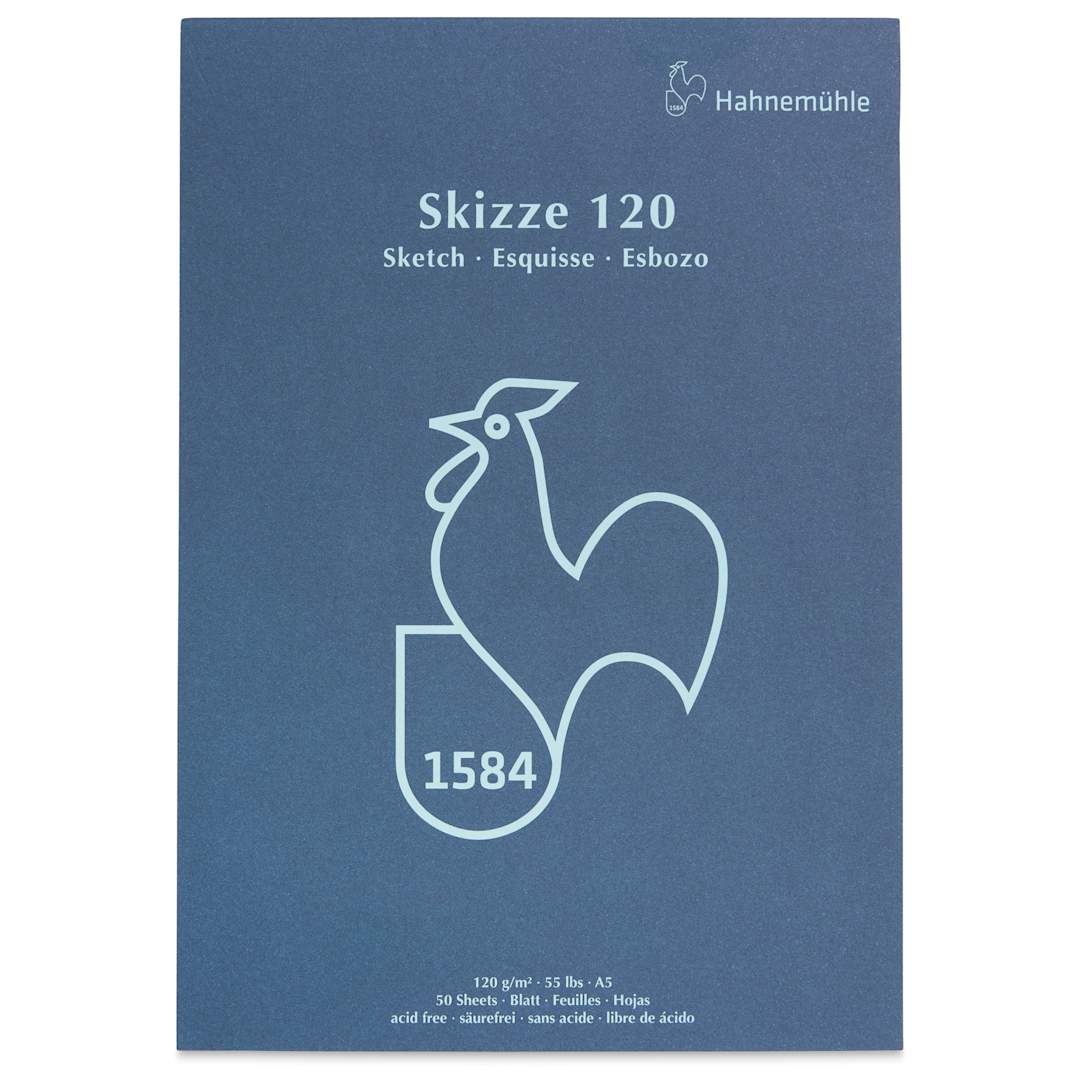 Open in modal - Hahnemühle Skizze Gluebound Sketch Pad - 5.83" x 8.27", 50 Sheets, 120 gsm, cover