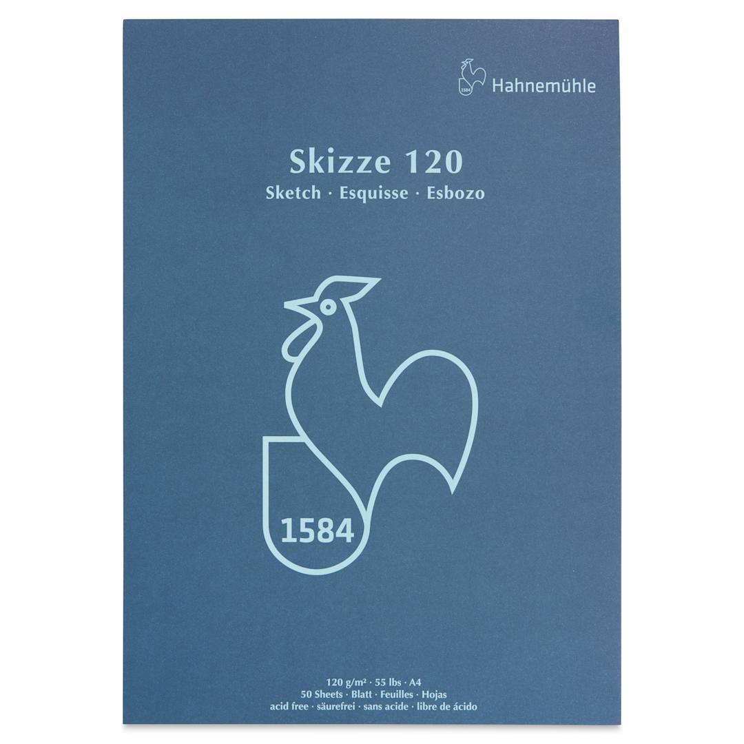 Open in modal - Hahnemühle Skizze Gluebound Sketch Pad - 8.27" x 11.69", 50 Sheets, 120 gsm, cover