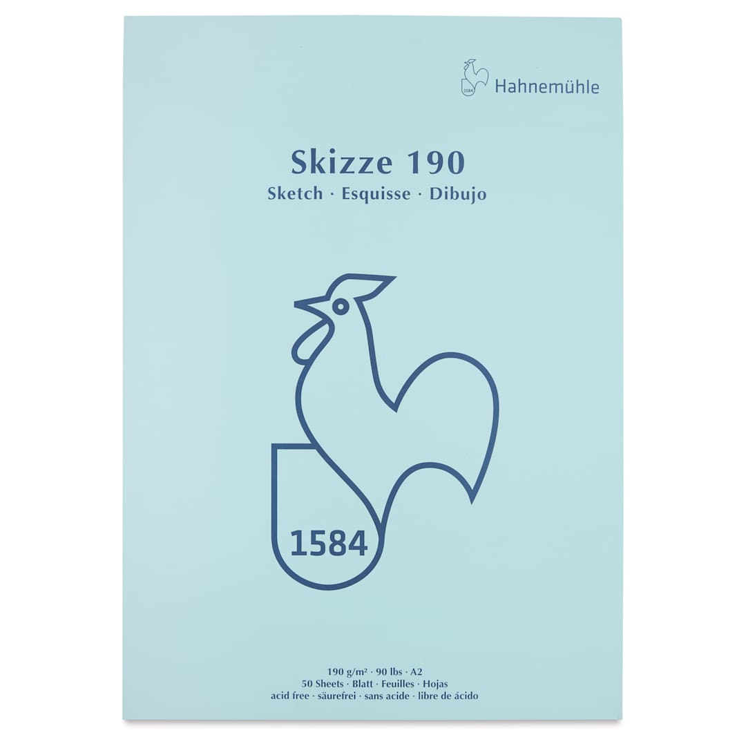Open in modal - Hahnemühle Skizze Gluebound Sketch Pad - 16.53" x 23.38", 50 Sheets, 190 gsm, cover