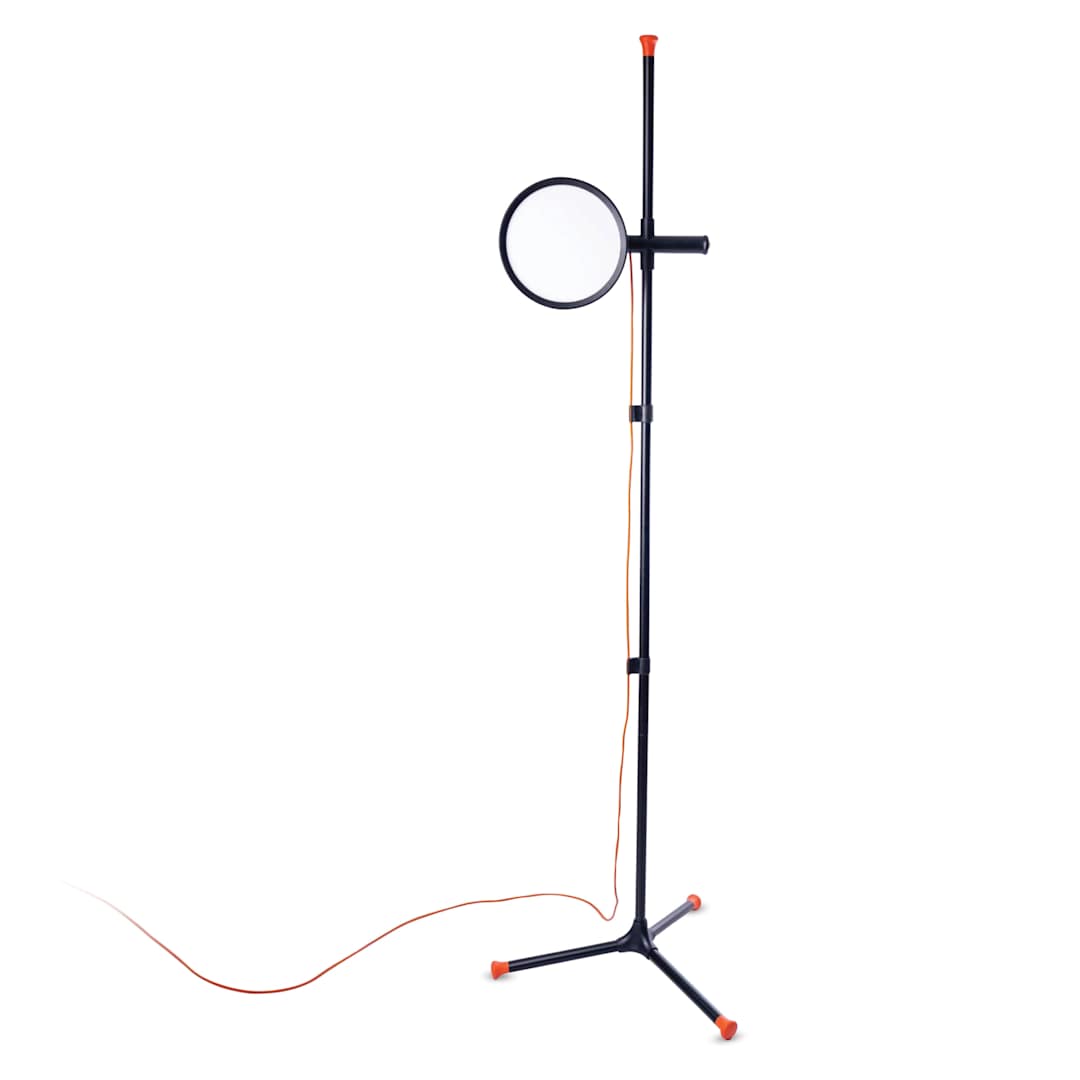 Open in modal - Daylight Artist Studio Lamp 2 with Stand - Chrome and Black