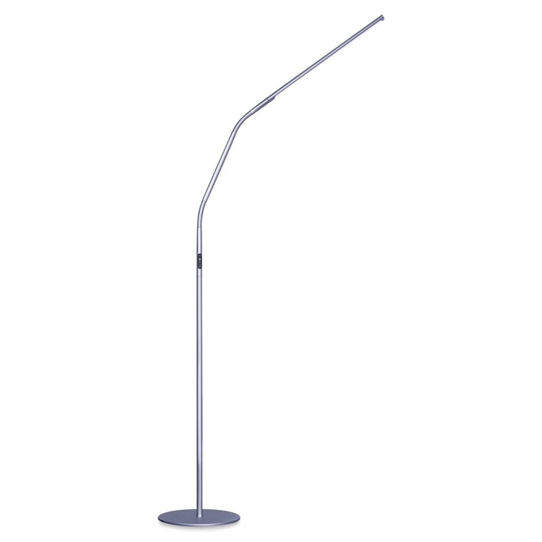Open in modal - Daylight Slimline 4 LED Floor Lamp - Ice Grey