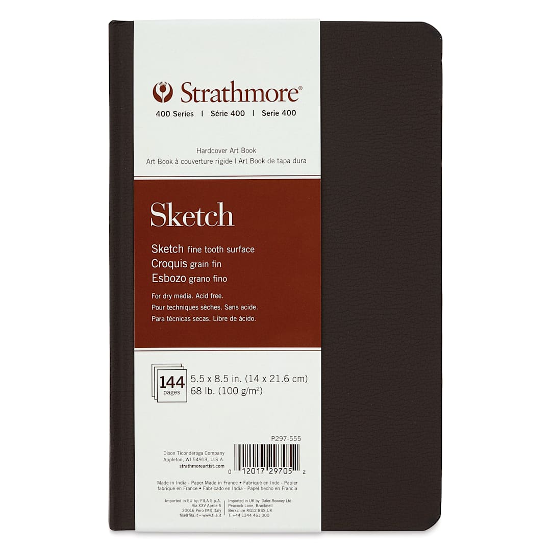 Open in modal - Strathmore 400 Series Sketch Hardcover Hardbound Art Book - 5-1/2" x 8-1/2"