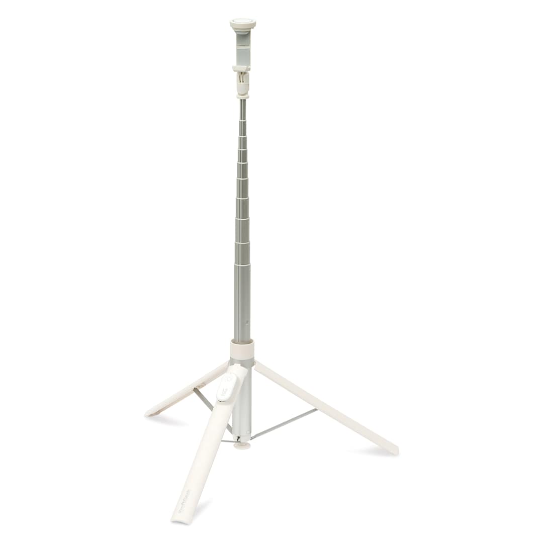 Open in modal - KraftGeek JustTap Tripod - White