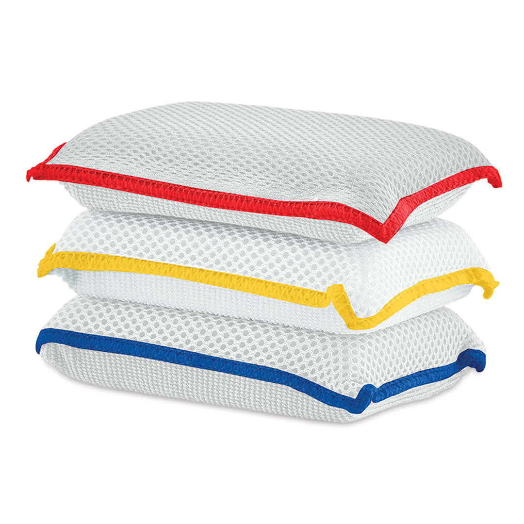 Open in modal - Superio Microfiber Sponge Pack - 3 stacked sponges