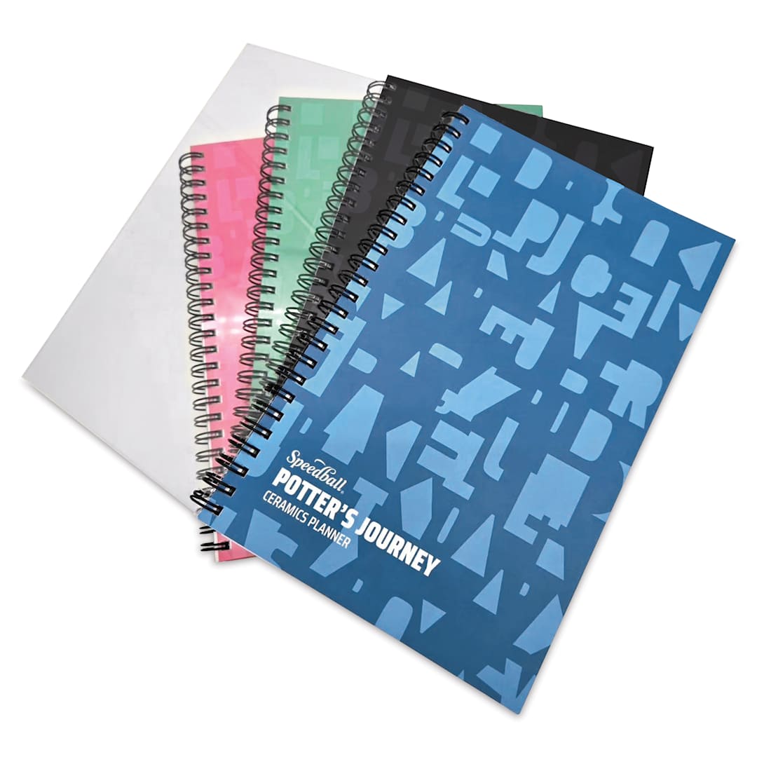 Open in modal - Speedball Potter’s Journey Ceramics Planners, covers
