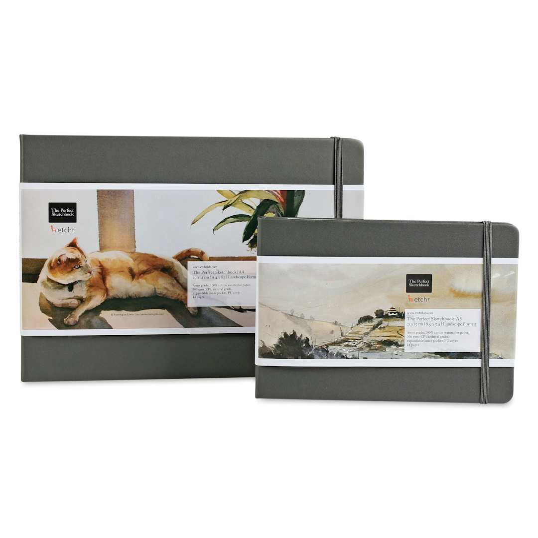 Open in modal - Etchr The Perfect Sketchbooks (available in two sizes)