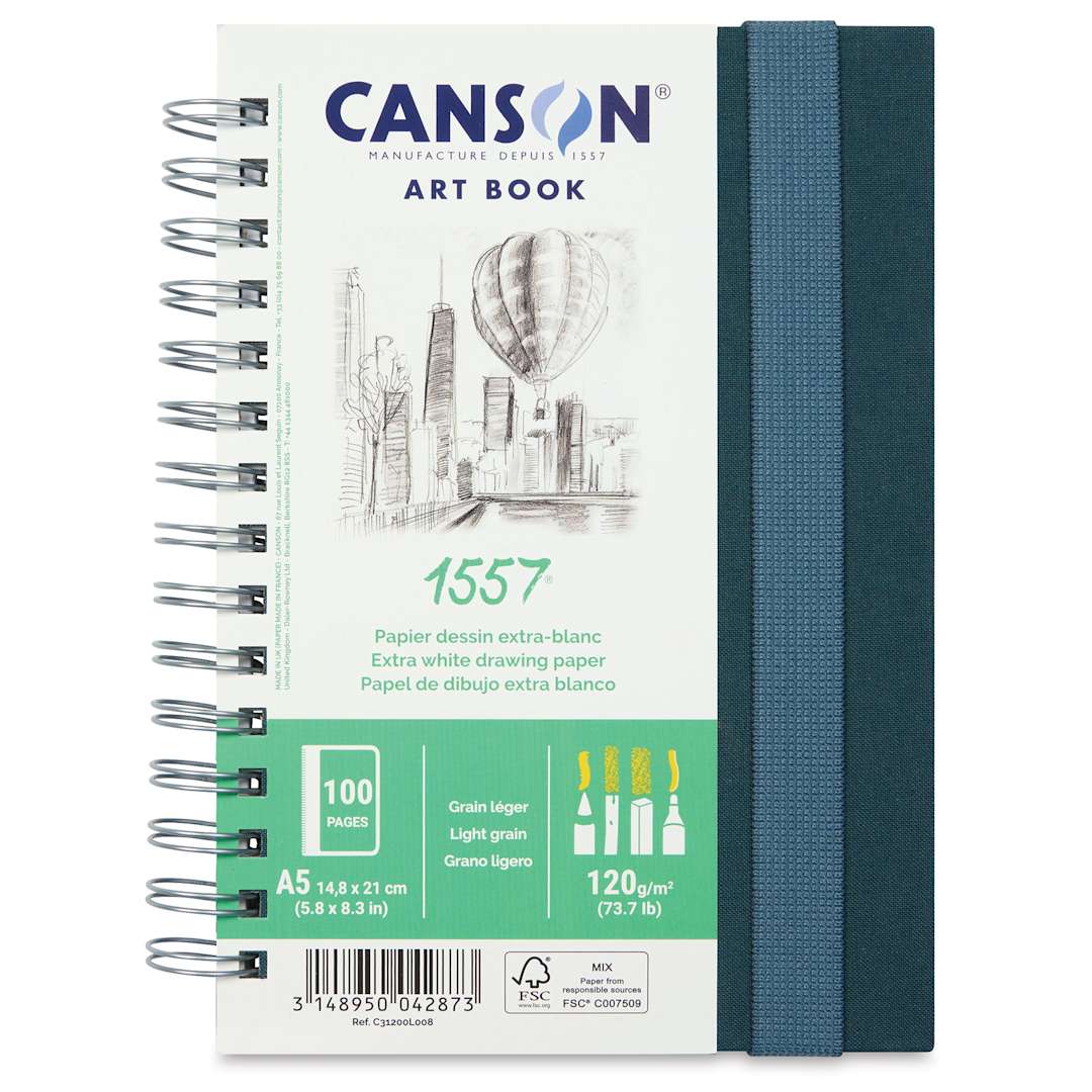 Open in modal - Canson 1557 Sketch Art Book - 50 Sheets, front of the pad