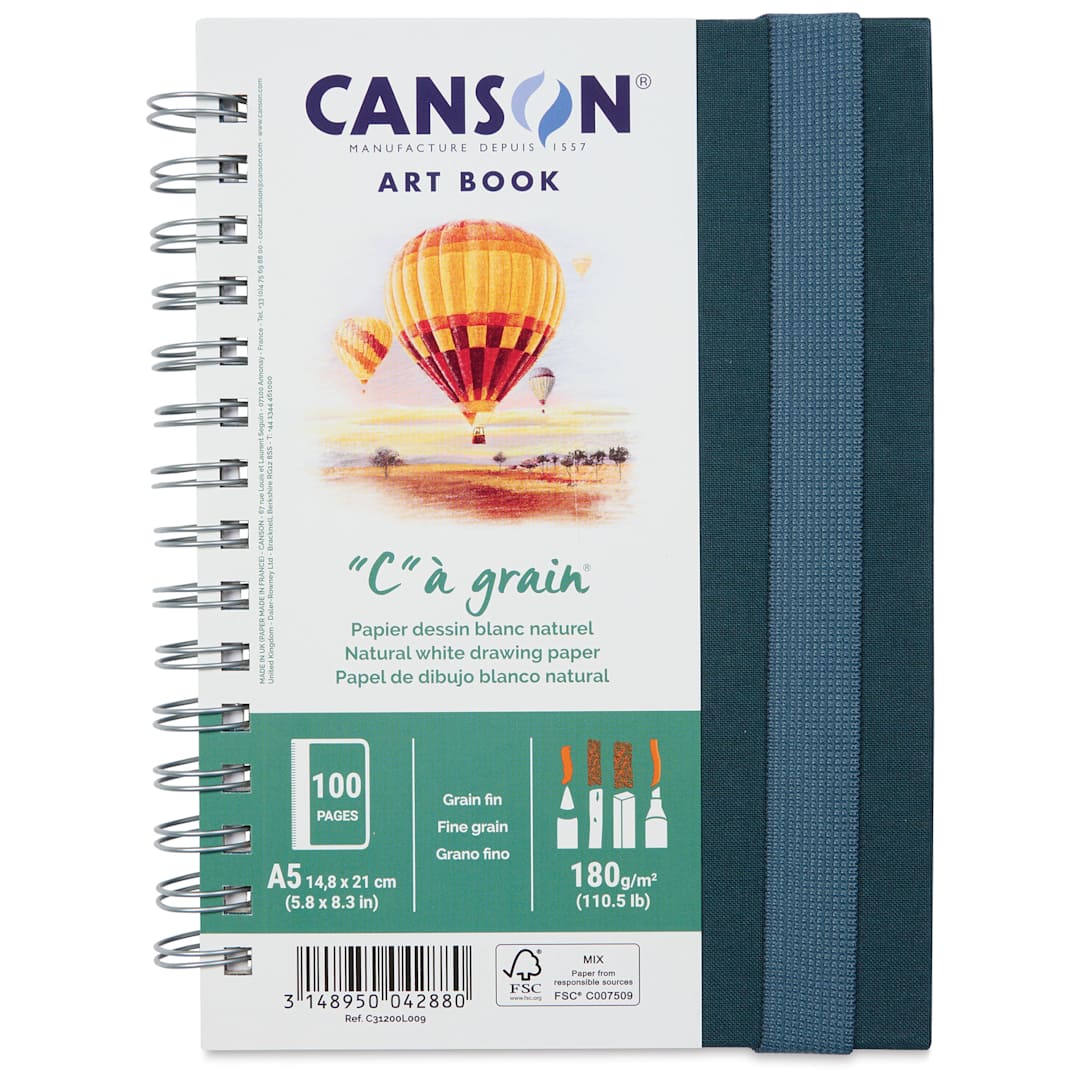 Open in modal - Canson C' a Grain Drawing Art Book - 50 Sheets, front of the pad