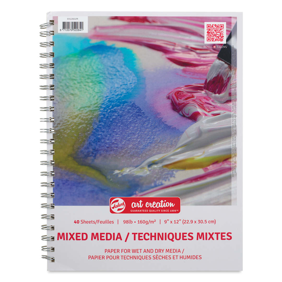 Open in modal - Talens Art Creations Mixed Media Pad - 9" x 12", front cover