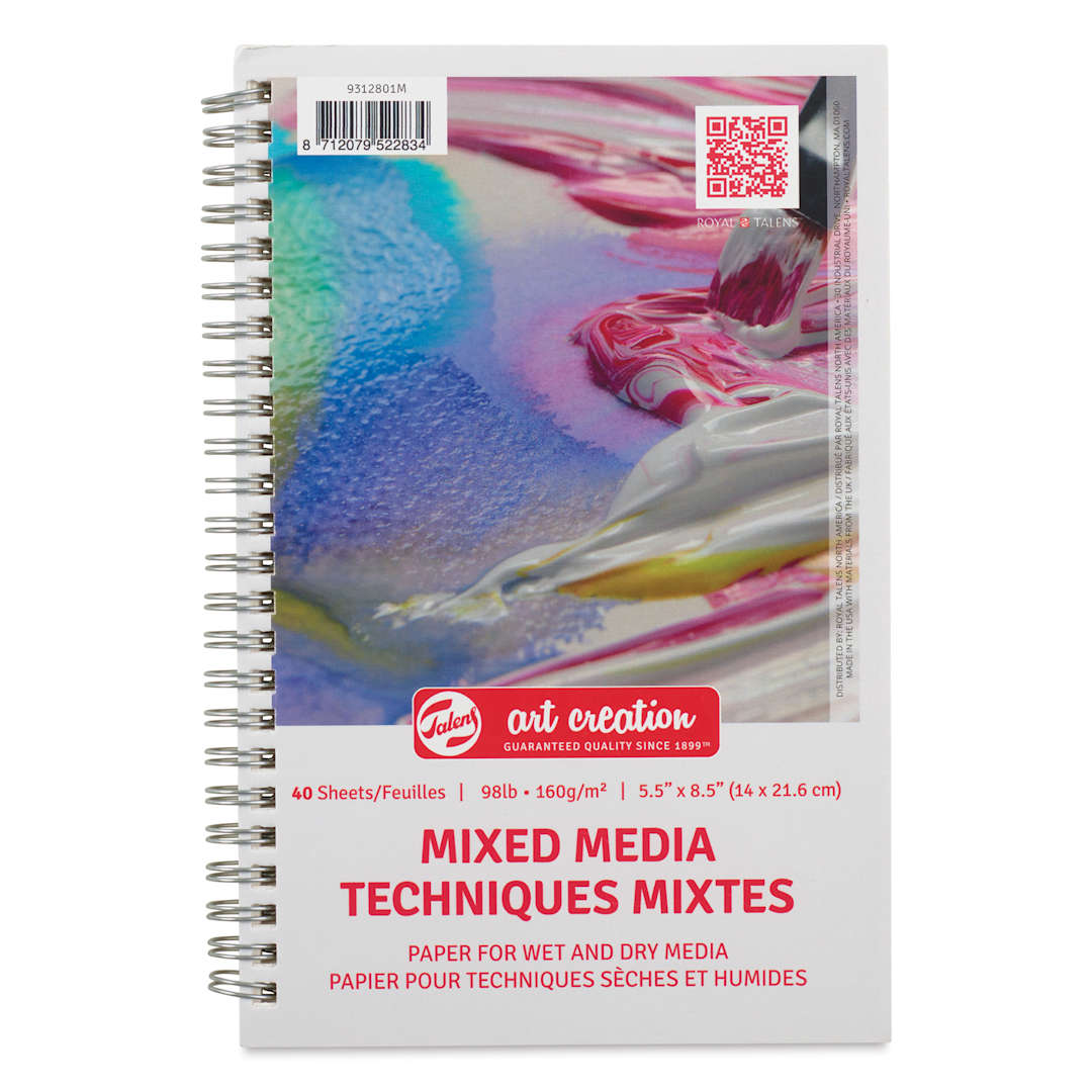 Open in modal - Talens Art Creations Mixed Media Pad - 5-1/2" x 8-1/2", front cover