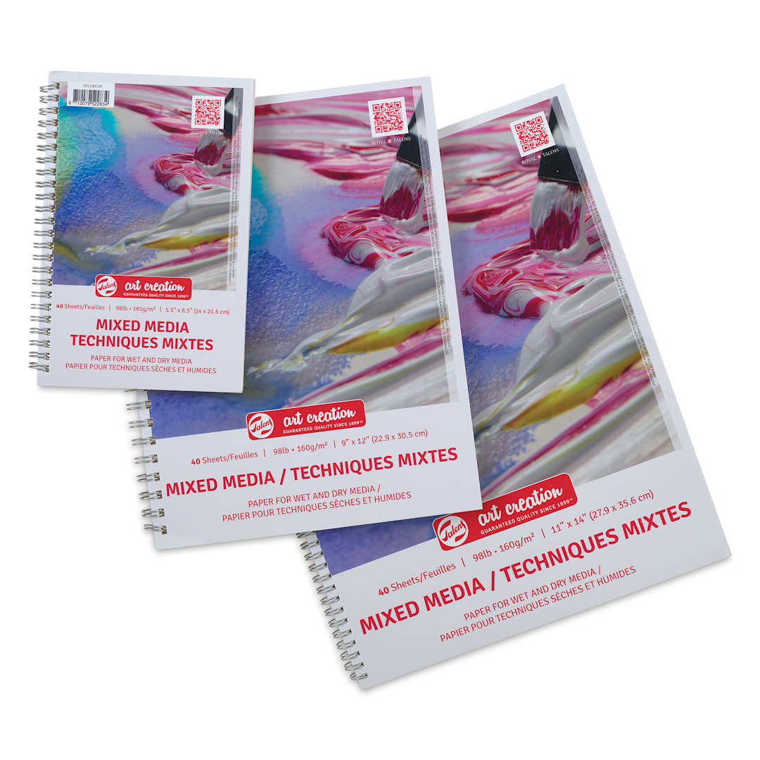 Open in modal - Talens Art Creations Mixed Media Pads, various sizes shown