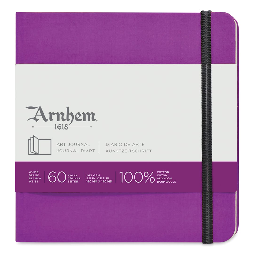 Open in modal - Arnhem 1618 100 Cotton Journal by Speedball - 5.5" x 5.5", Square